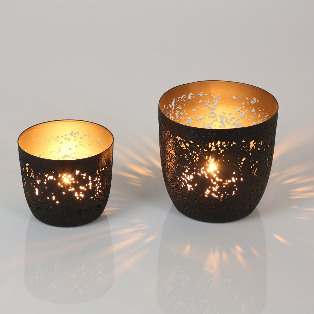 Set of 2 tealight holders Noan