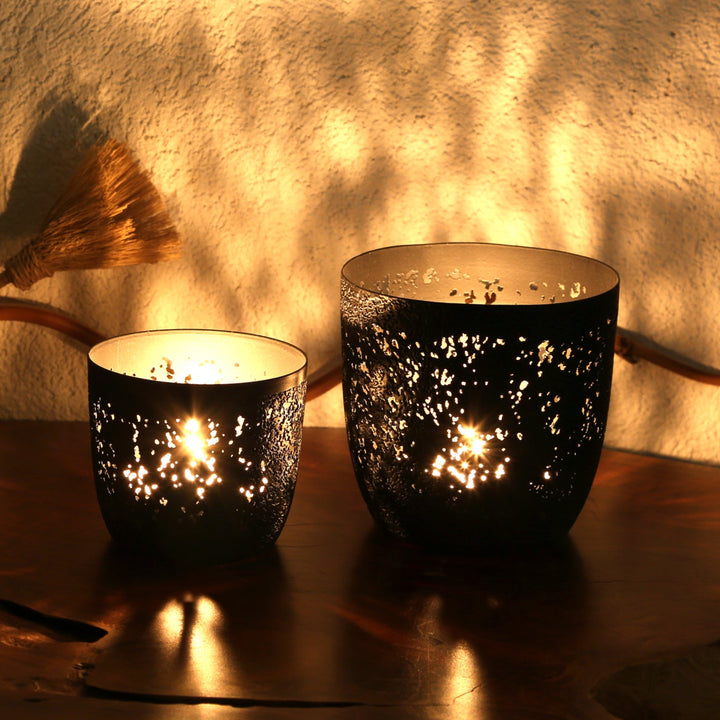 Set of 2 tealight holders Noan