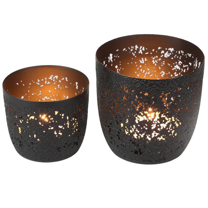 Set of 2 tealight holders Noan