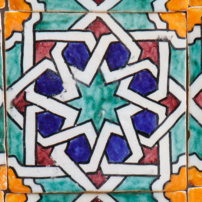 Carrelage peint à la main – Style mauresque de Marrakech