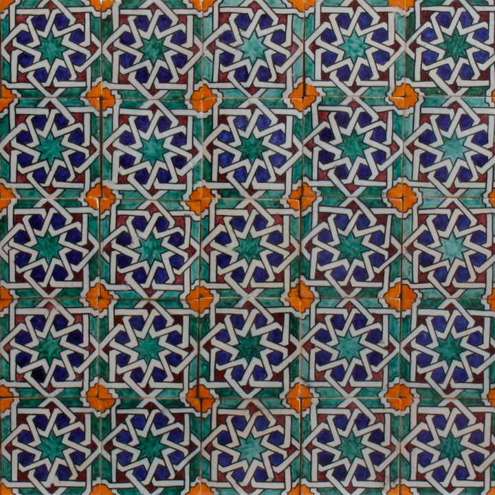 Carrelage peint à la main – Style mauresque de Marrakech