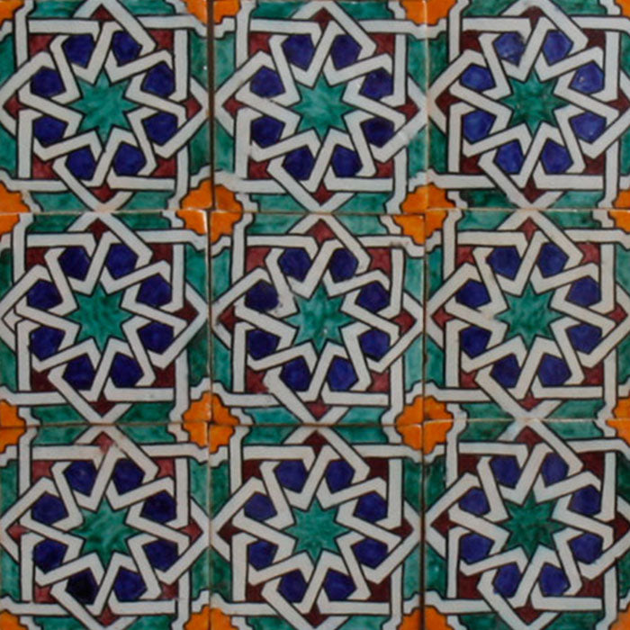 Carrelage peint à la main – Style mauresque de Marrakech