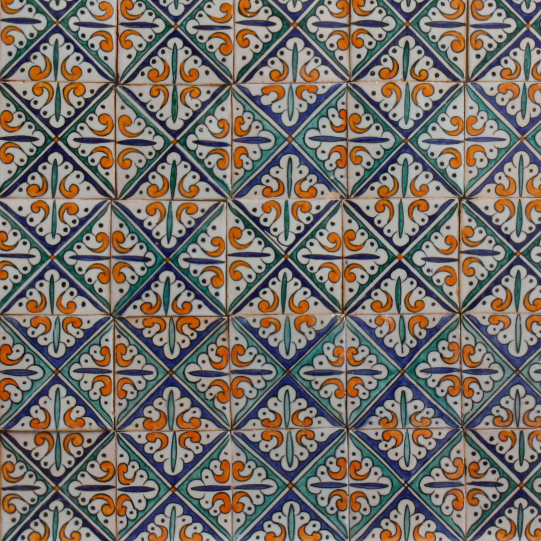 Carrelage peint à la main – Vintage