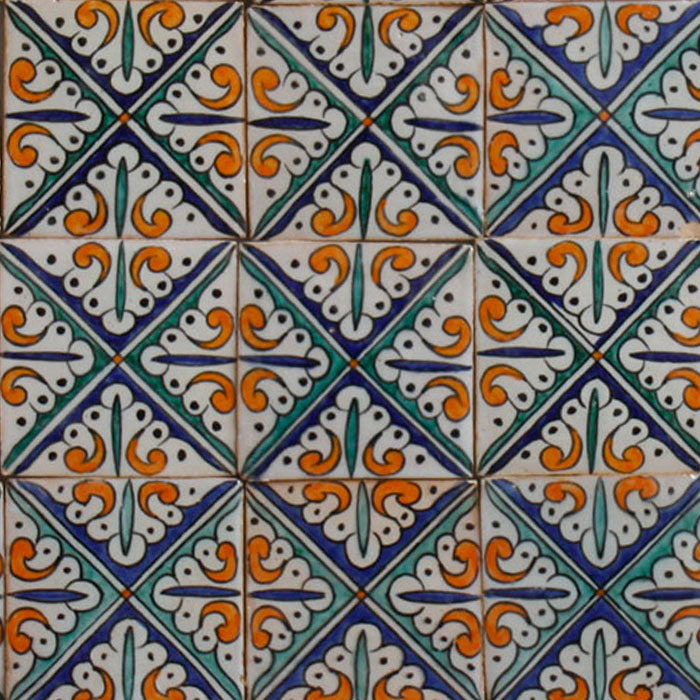 Carrelage peint à la main – Vintage