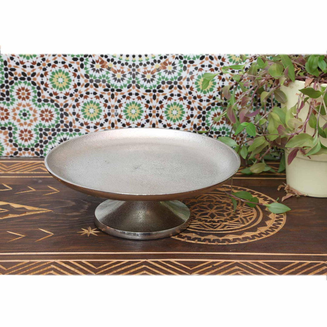 Cake plate Bologna L silver
