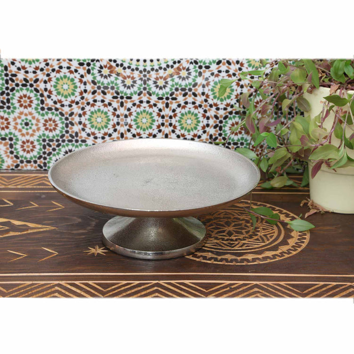 Cake plate Bologna L silver