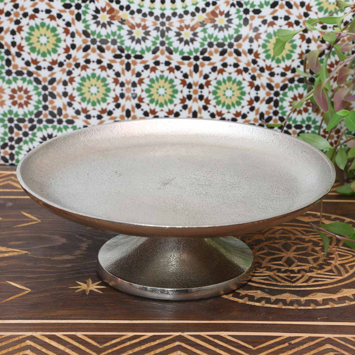 Cake plate Bologna L silver