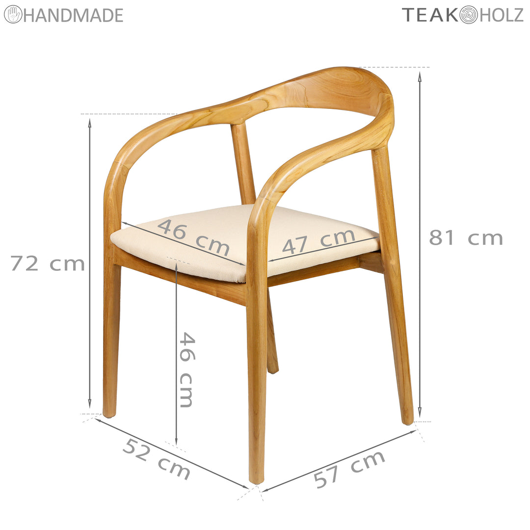 Chaise de salle à manger rembourrée