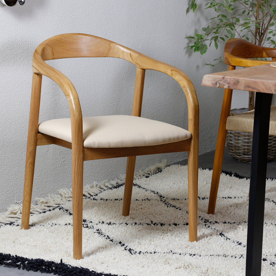 Chaise de salle à manger rembourrée