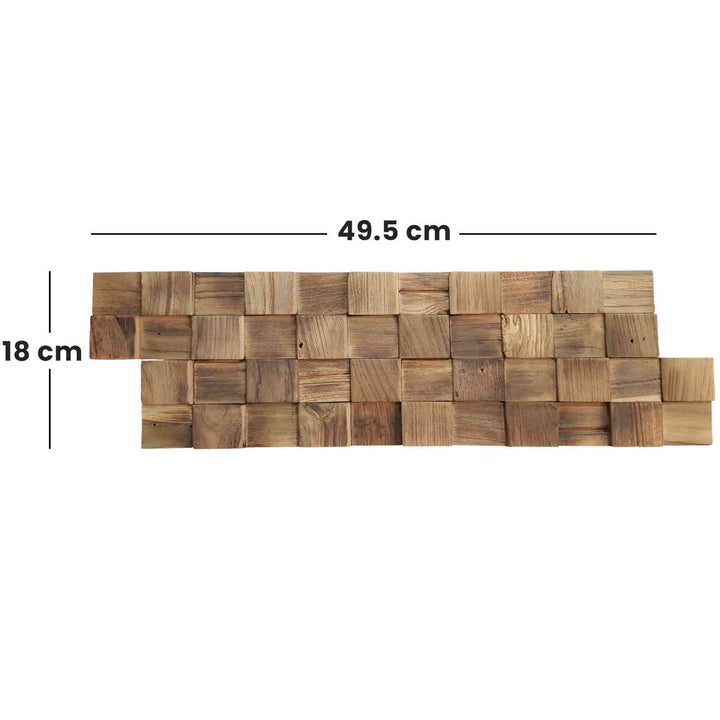 Holz Wandverkleidung Natural Cube