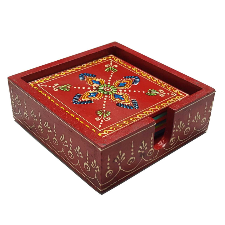 Ensemble de dessous de verre indien Janani