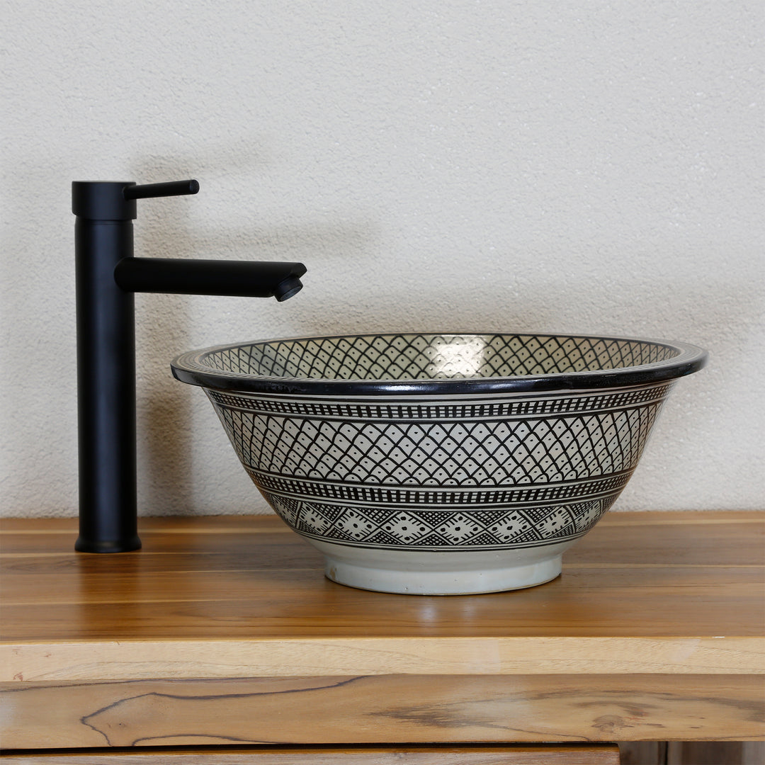 Céramique Lavabo Noir