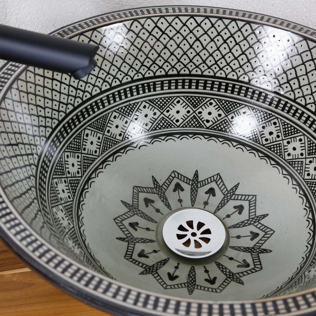 Céramique Lavabo Noir