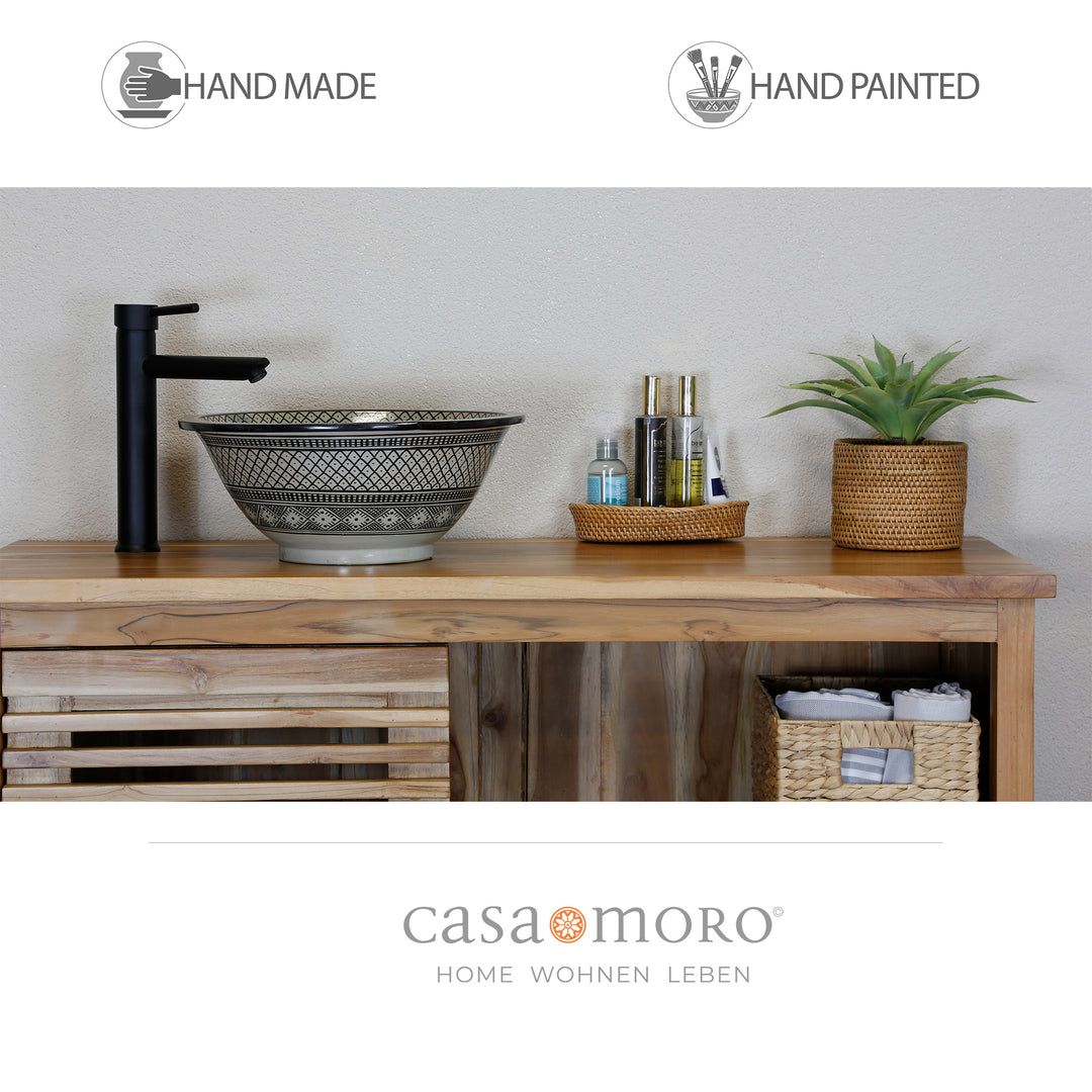 Céramique Lavabo Noir