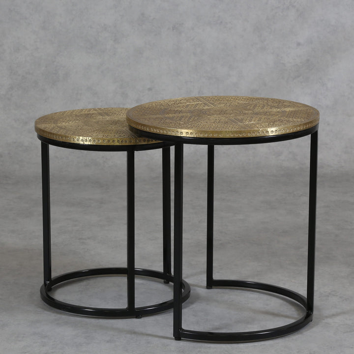 Oriental nesting tables Hanane set of 2