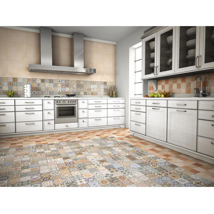 Carrelage patchwork pour murs et sols