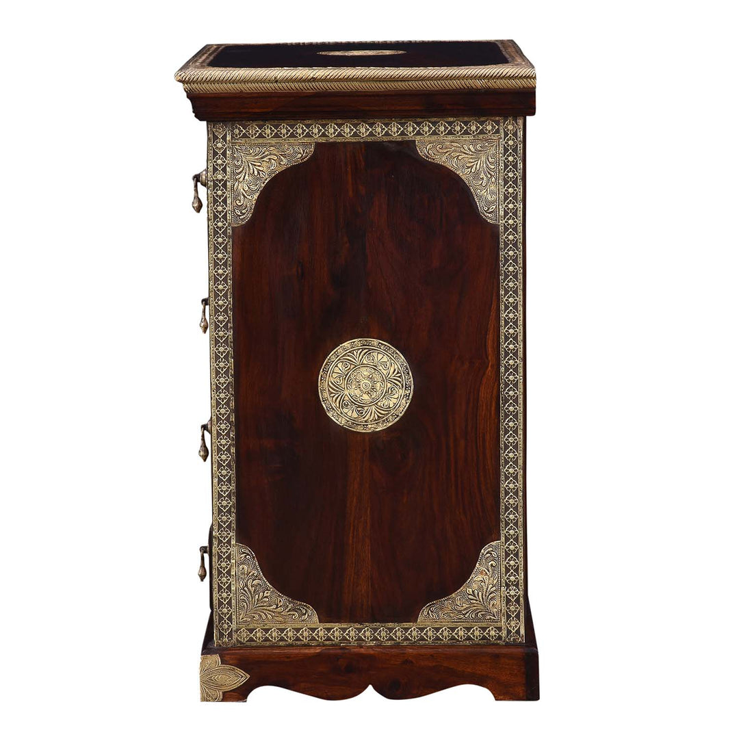 Commode orientale Malek Marron