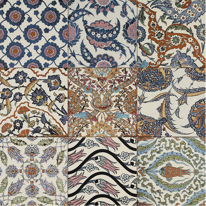 Carrelage Mural Patchwork Oriental – 59,2x20cm Mat