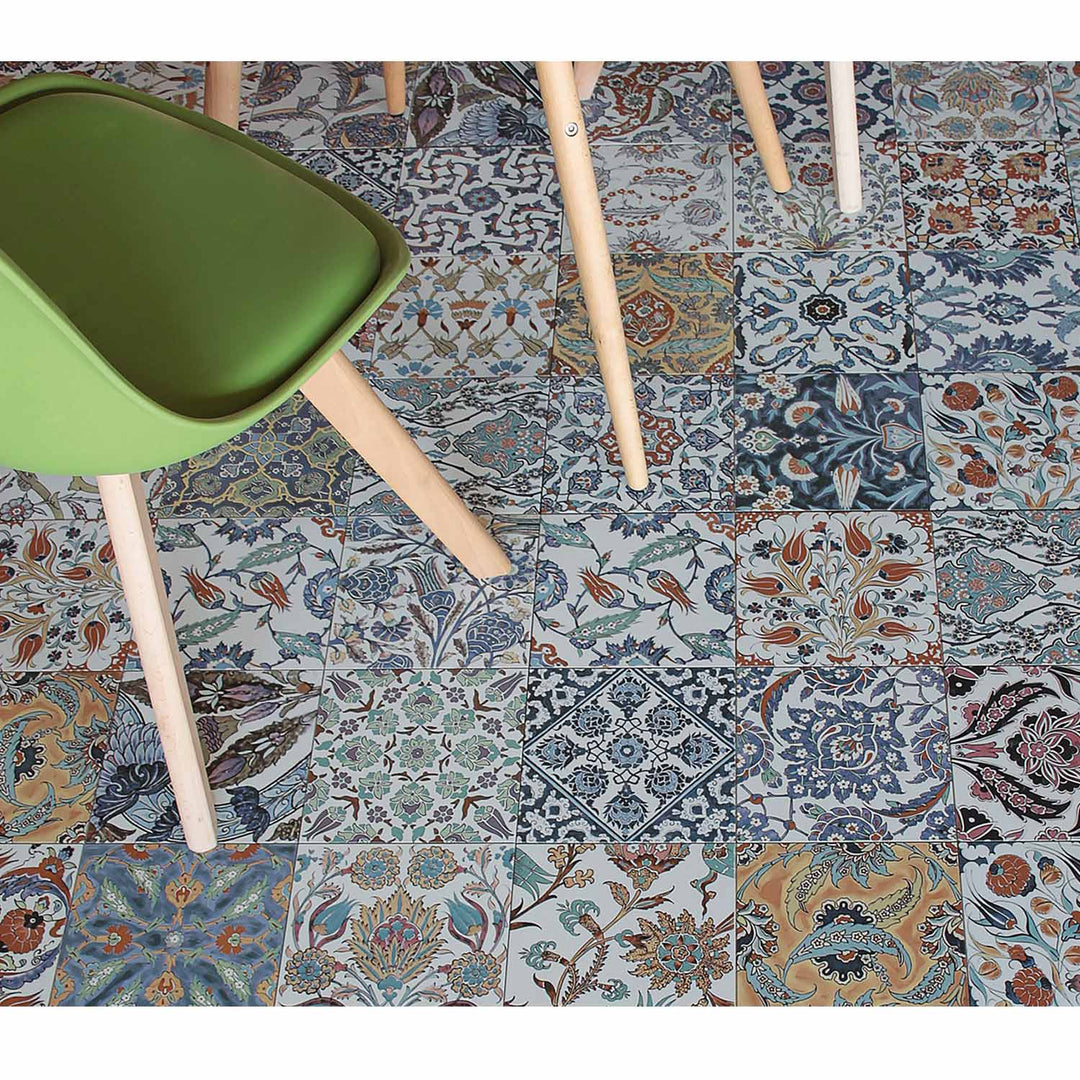 Carrelage Mural Patchwork Oriental – 59,2x20cm Mat