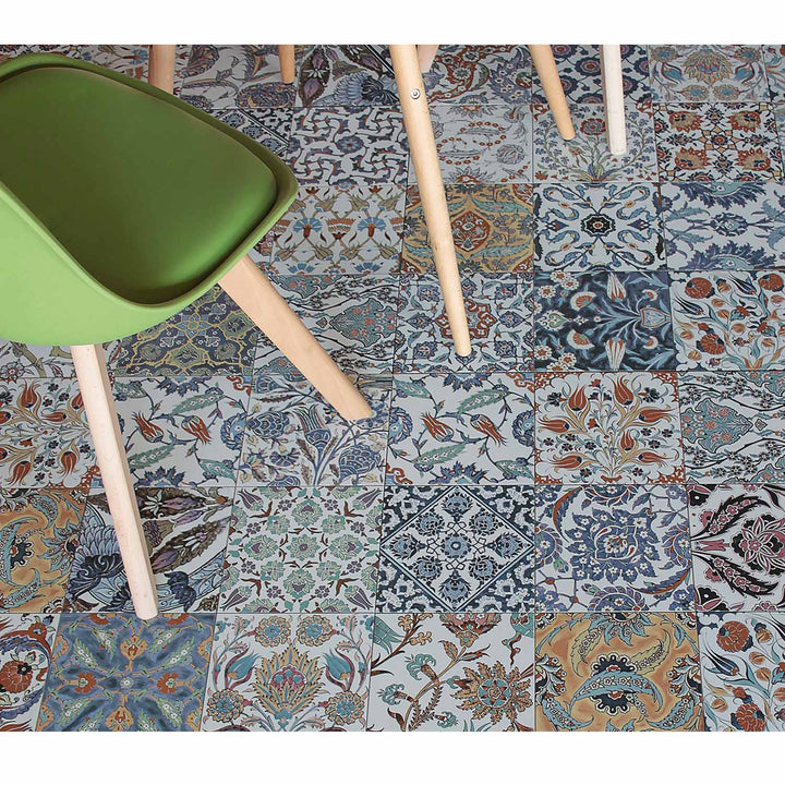 Carrelage Mural Patchwork Oriental – 59,2x20cm Mat