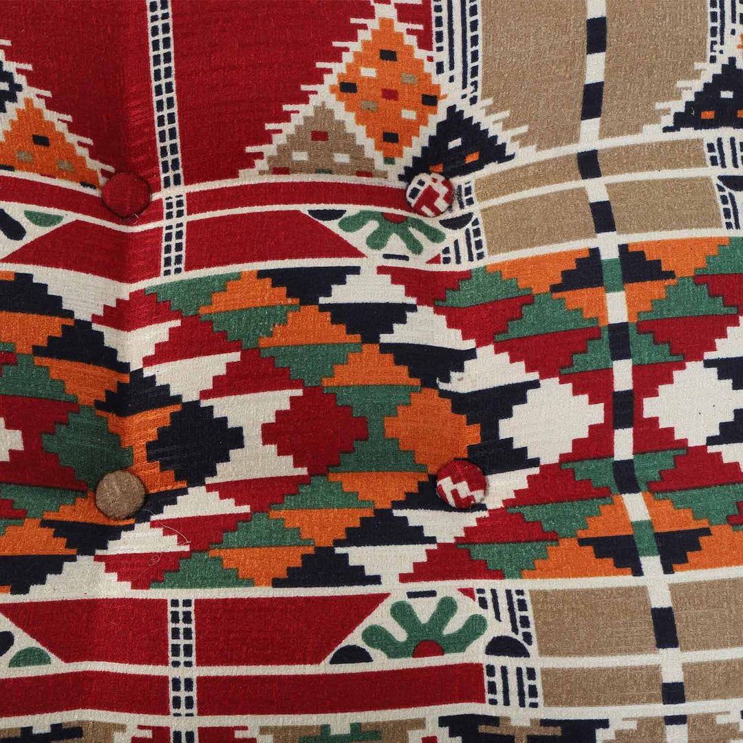 Pouf siège oriental kilim