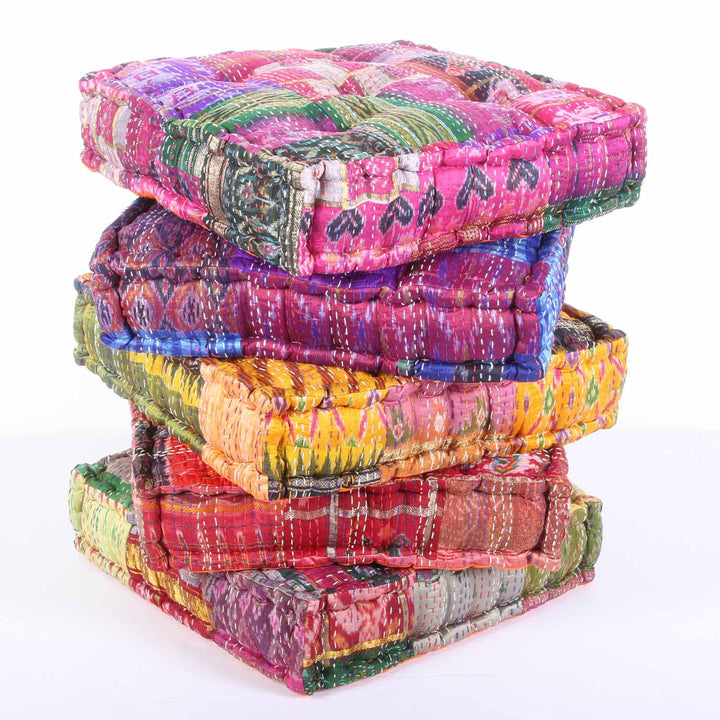 Coussin patchwork Kanthara