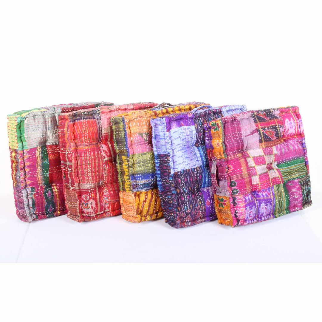 Coussin patchwork Kanthara
