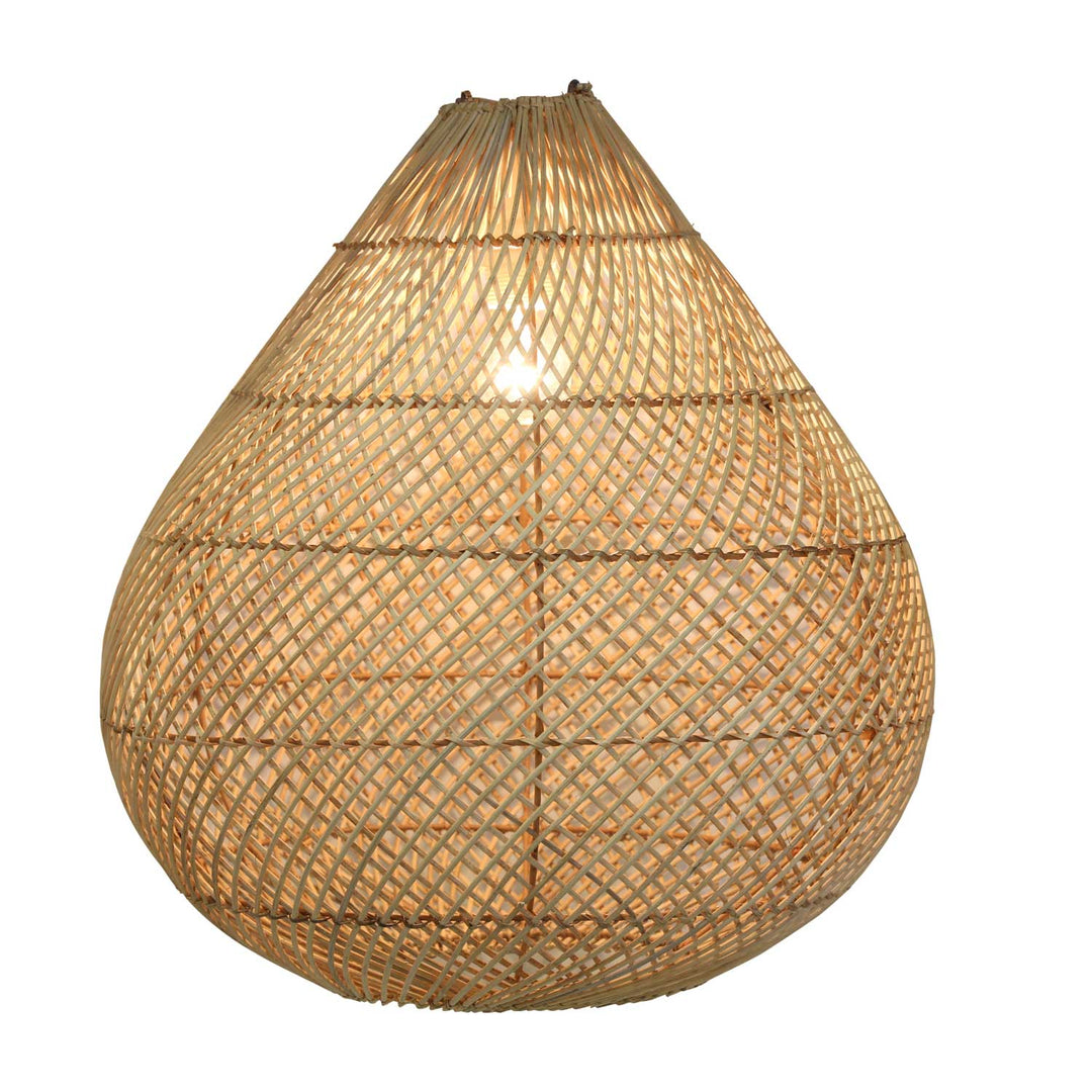 Rattan pendant light Majene