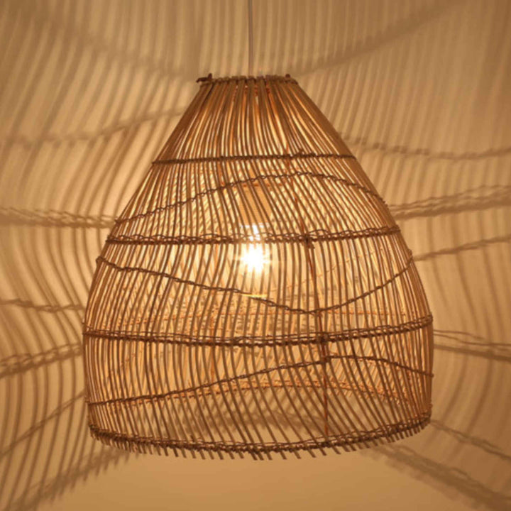 Lampe en rotin Nora