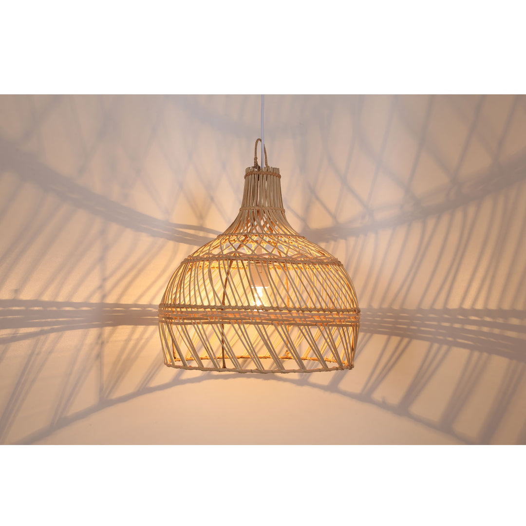 Suspension en rotin Ava