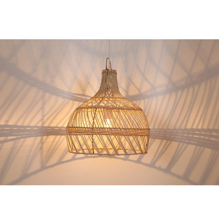 Suspension en rotin Ava