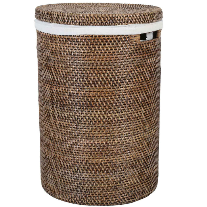 Panier à linge en rotin Cleo marron