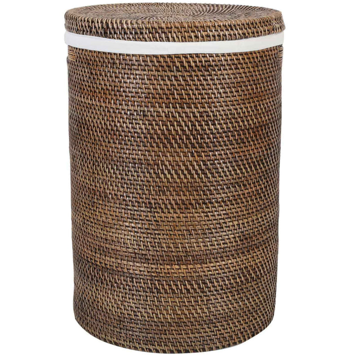 Panier à linge en rotin Cleo marron