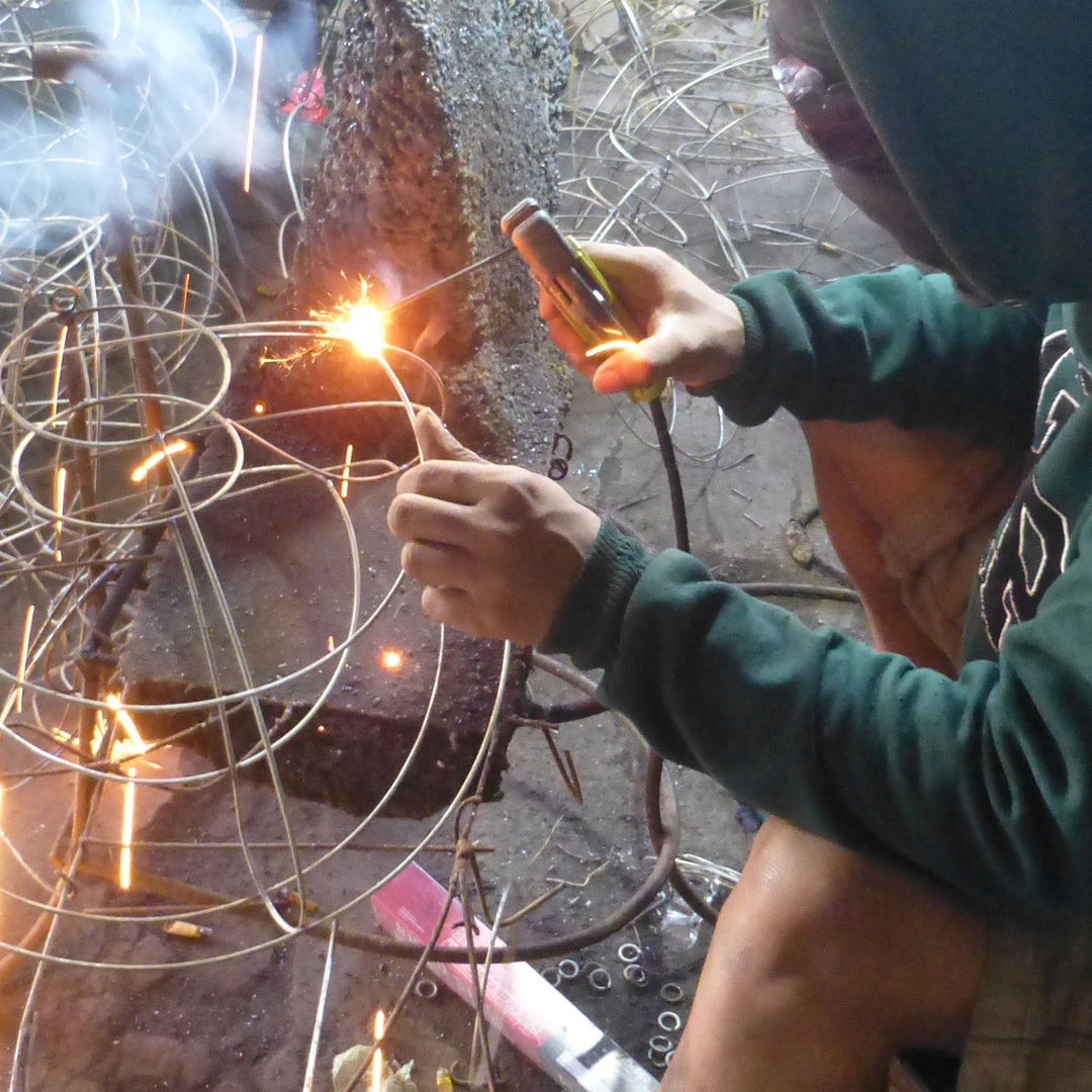 Suspension en rotin Taman
