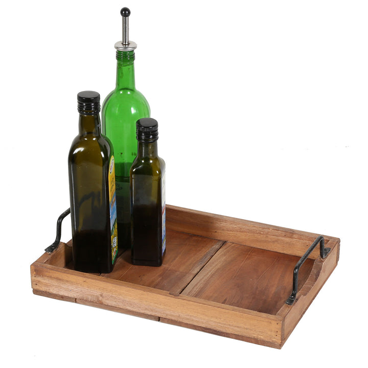 Plateau Gloria en teck lot de 3