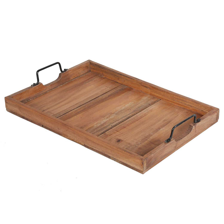 Plateau Gloria en teck lot de 3