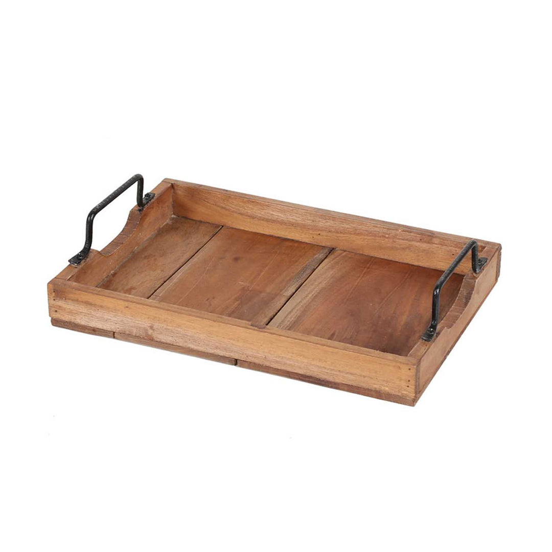 Plateau Gloria en teck lot de 3