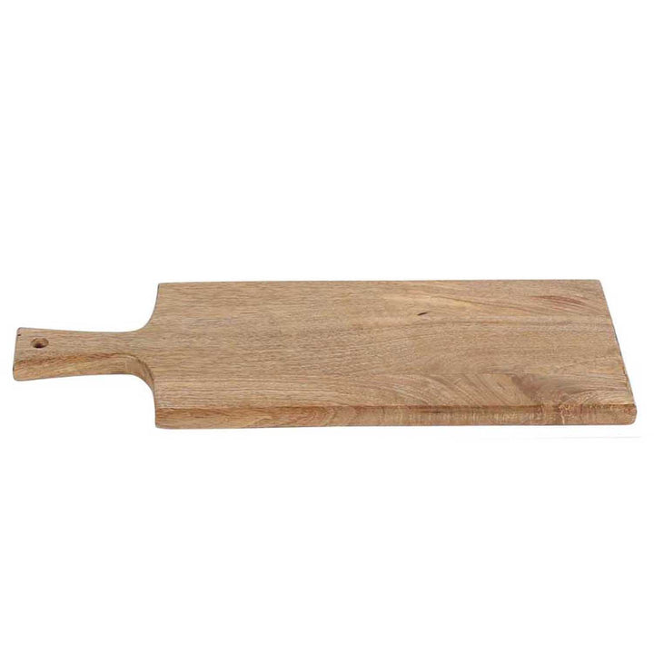 Servierbrett Holz 65cm lang mit Griff