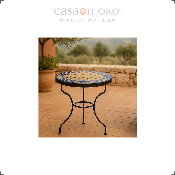 Petite table pour le balcon, la terrasse ou le jardin - flexible et faite à la main