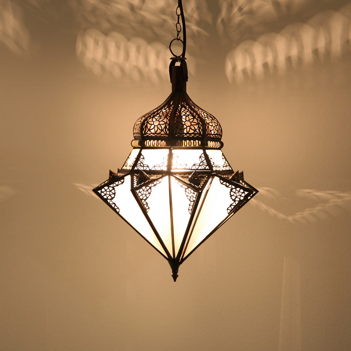 Jawhara hanging light milk white