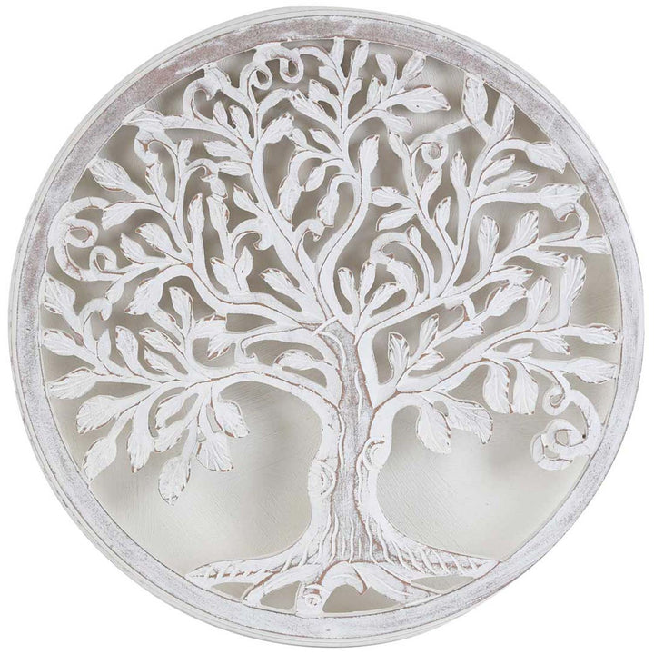 Mandala indien en bois Hadaya