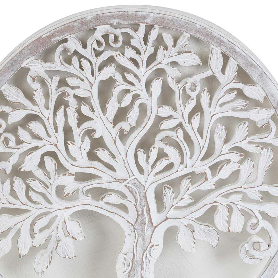 Mandala indien en bois Hadaya