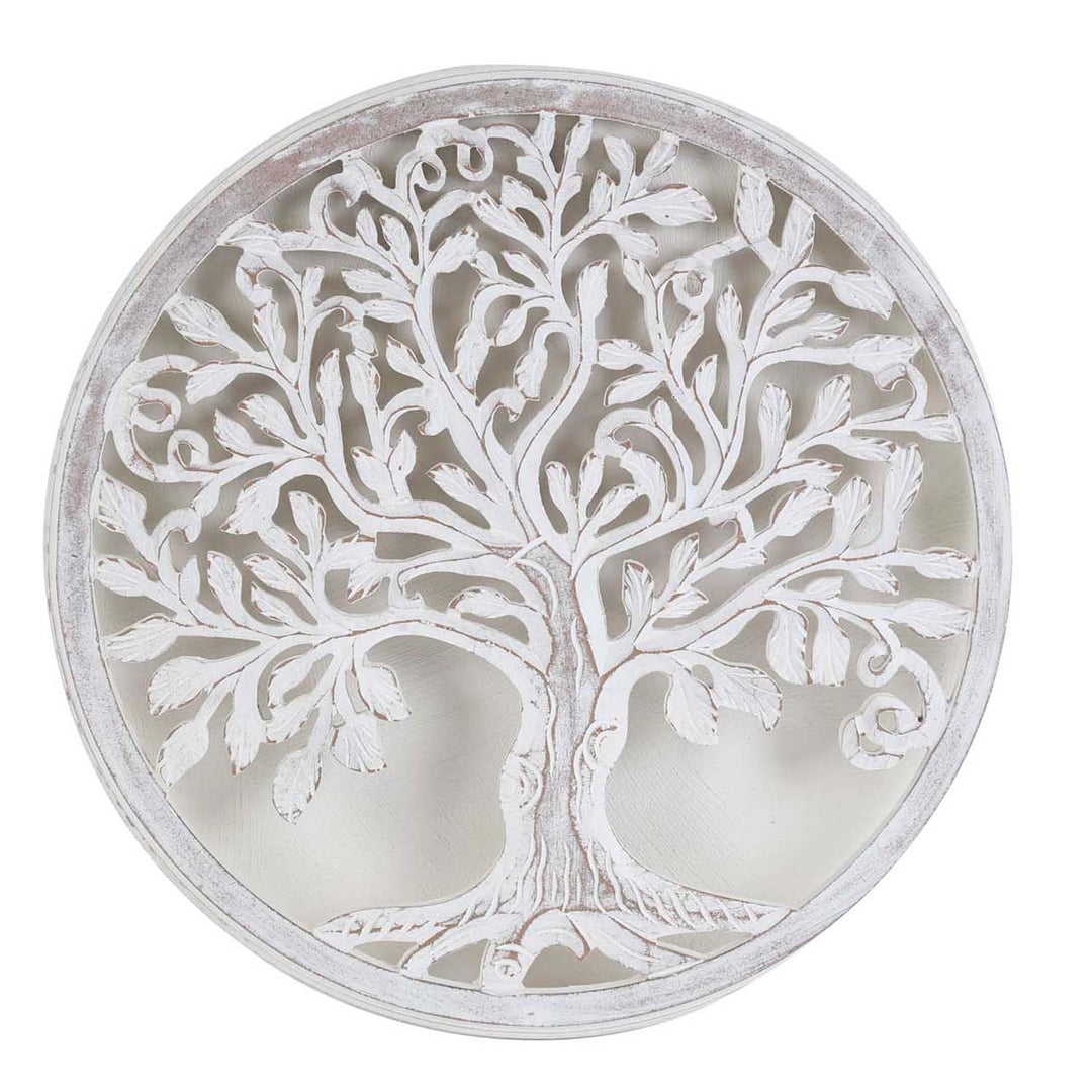 Mandala indien en bois Hadaya