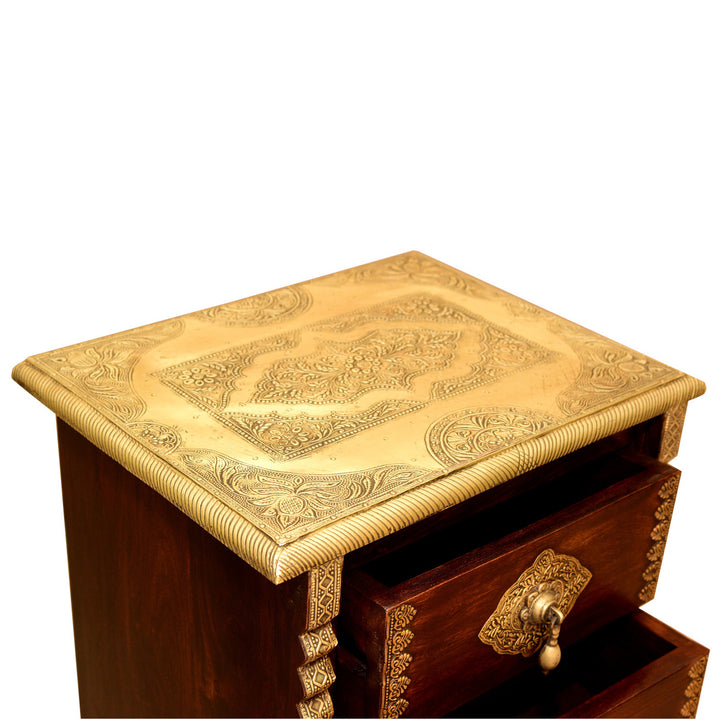 Oriental chest of drawers – wooden chest of drawers with 3 drawers
