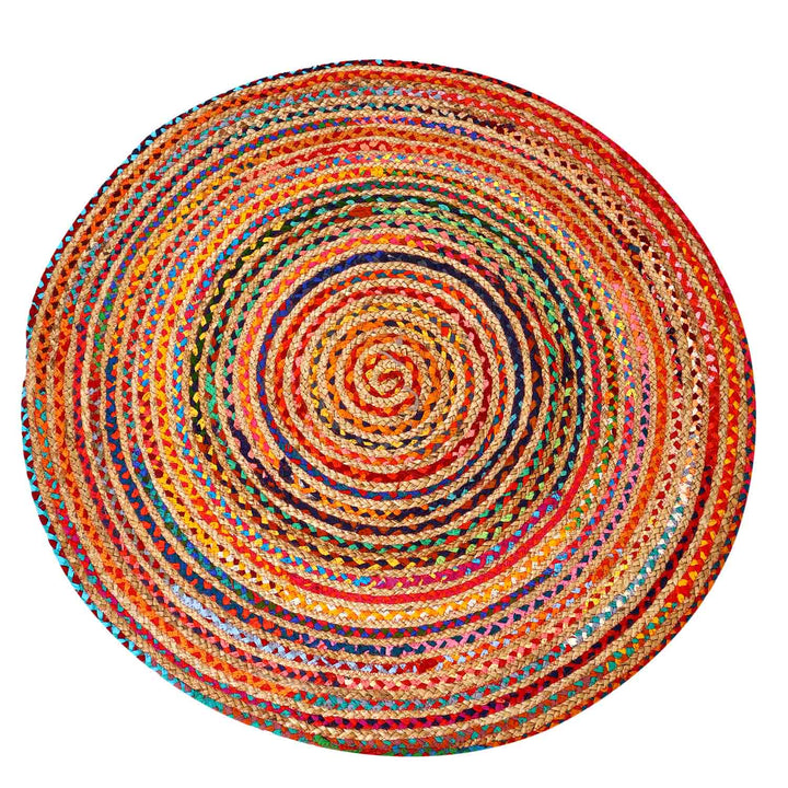 Jute Teppich Tamani bunt