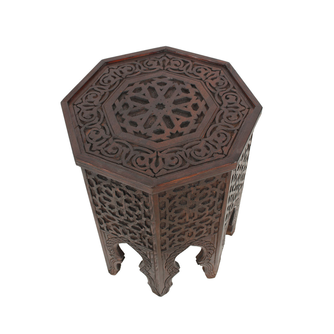 Table d'appoint marocaine en bois Malik