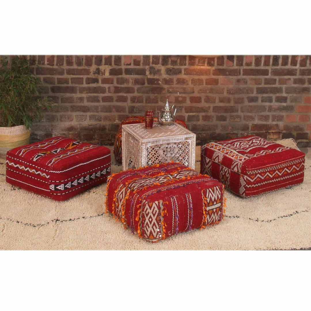 Coussin d'assise marocain kilim