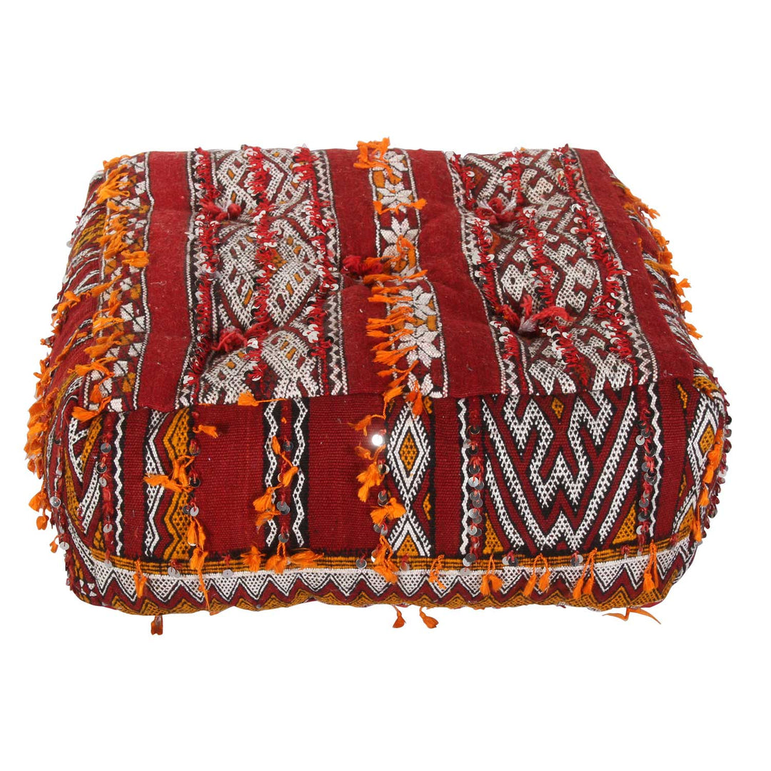 Coussin d'assise marocain kilim