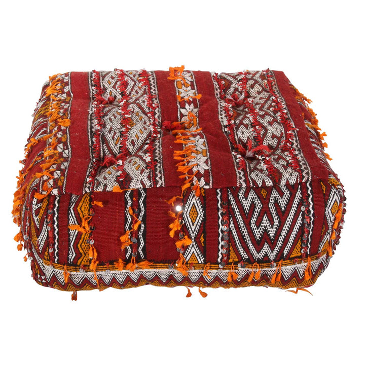 Coussin d'assise marocain kilim