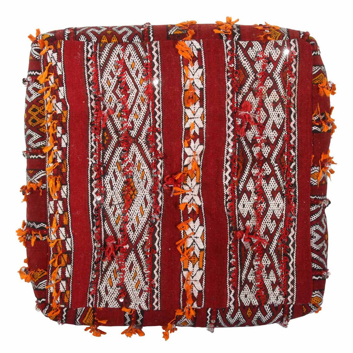 Coussin d'assise marocain kilim